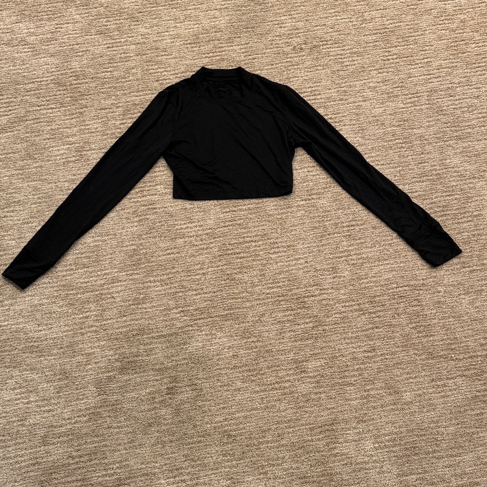 Elegant Black Long Sleeve Top